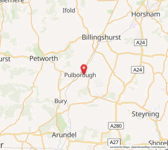 Map of Pulborough, EnglandEngland