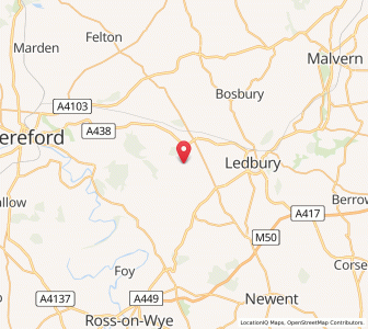 Map of Putley, EnglandEngland