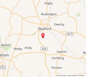 Map of Quarrington, EnglandEngland