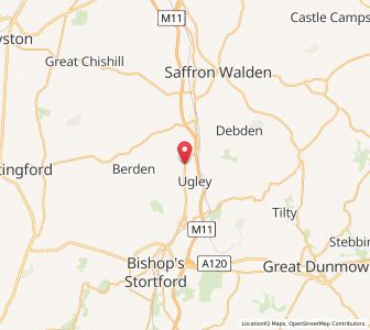 Map of Quendon, EnglandEngland