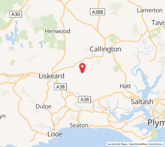 Map of Quethiock, EnglandEngland