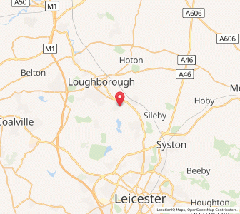 Map of Quorn, EnglandEngland