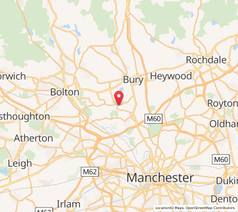 Map of Radcliffe, EnglandEngland