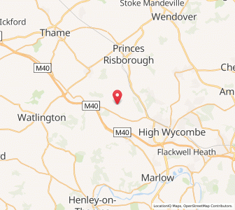Map of Radnage, EnglandEngland