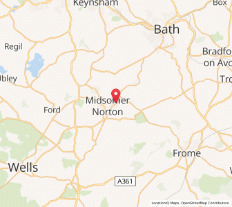 Map of Radstock, EnglandEngland