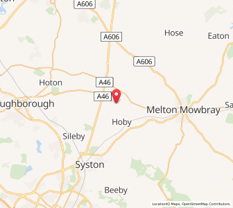 Map of Ragdale, EnglandEngland