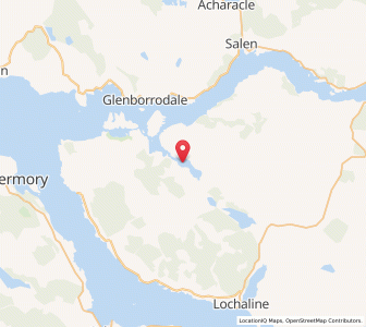 Map of Rahoy, ScotlandScotland
