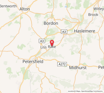 Map of Rake, EnglandEngland