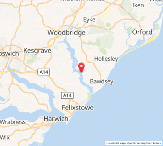 Map of Ramsholt, EnglandEngland