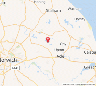 Map of Ranworth, EnglandEngland