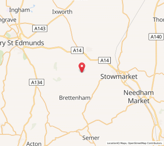 Map of Rattlesden, EnglandEngland