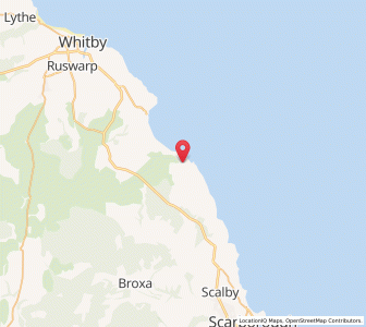 Map of Ravenscar, EnglandEngland