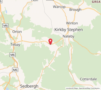 Map of Ravenstonedale, EnglandEngland