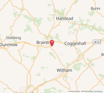 Map of Rayne, EnglandEngland