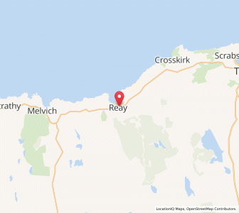 Map of Reay, ScotlandScotland