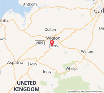 Map of Red Dial, EnglandEngland