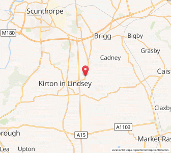 Map of Redbourne, EnglandEngland