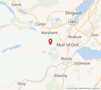 Map of Redcastle, ScotlandScotland