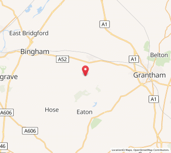 Map of Redmile, EnglandEngland