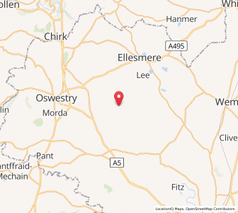 Map of Rednal, EnglandEngland