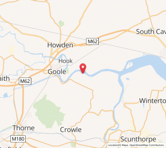 Map of Reedness, EnglandEngland