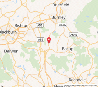 Map of Reedsholme, EnglandEngland