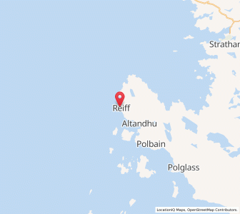 Map of Reiff, ScotlandScotland
