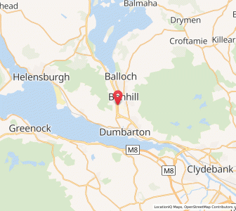 Map of Renton, ScotlandScotland