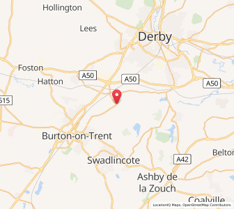 Map of Repton, EnglandEngland