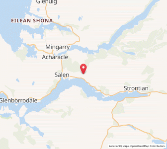 Map of Resipol, ScotlandScotland