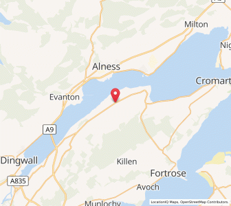 Map of Resolis, ScotlandScotland