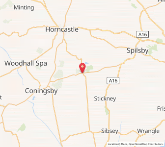 Map of Revesby, EnglandEngland