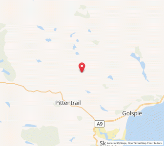 Map of Rhilochan, ScotlandScotland