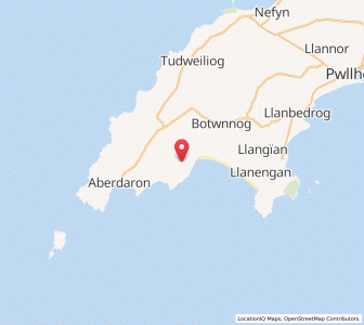 Map of Rhiw, WalesWales