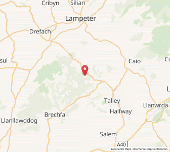 Map of Rhyd-cymmerau, WalesWales
