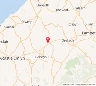 Map of Rhyd Owen, WalesWales