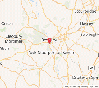Map of Ribbesford, EnglandEngland