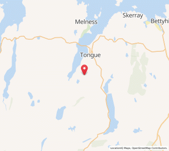 Map of Ribigill, ScotlandScotland