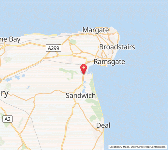 Map of Richborough, EnglandEngland