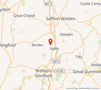 Map of Rickling Green, EnglandEngland