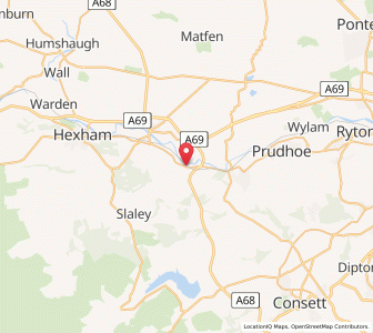 Map of Riding Mill, EnglandEngland