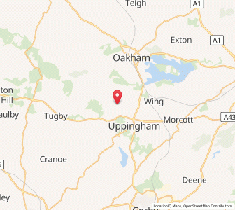 Map of Ridlington, EnglandEngland