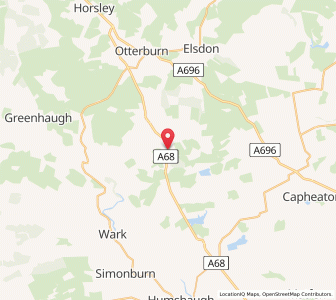 Map of Ridsdale, EnglandEngland