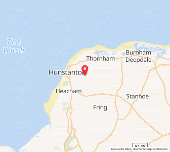 Map of Ringstead, EnglandEngland