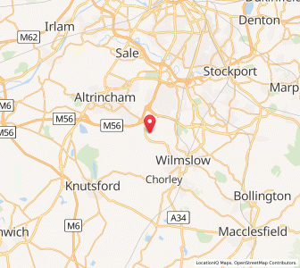 Map of Ringway, EnglandEngland