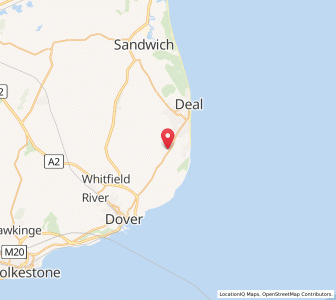 Map of Ringwould, EnglandEngland