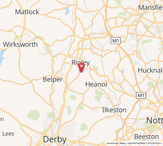 Map of Ripley, EnglandEngland