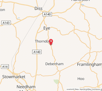Map of Rishangles, EnglandEngland