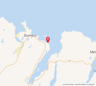 Map of Rispond, ScotlandScotland