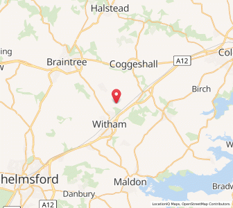 Map of Rivenhall, EnglandEngland